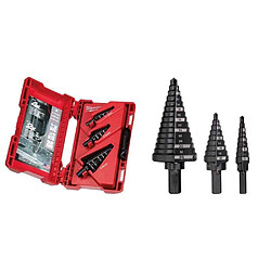 Milwaukee 48899399 Coffret 3 forets étagés 9/9/14 tige 3 plats