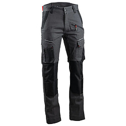 LMA LEBEURRE 1806 Pantalon COSMOS taille 44 coton/polyester gris/noir renforcé