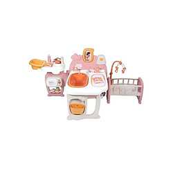 Smoby Baby Nurse Grande maison pour poupons 42 cm rose/blanc