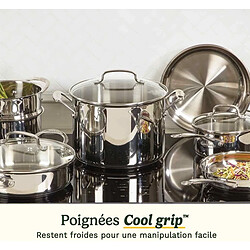 Cuisinart 77-11G Batterie de cuisine 11 pièces inox tous feux induction pas cher