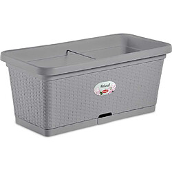 Acheter Stefanplast Jardinière rectangulaire - Gris pierre