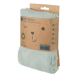 Acheter Roba Lil Planet 306113G240 Couverture bébé 80 x 80 cm coton bio vert givré