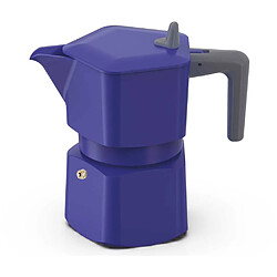 Piezzi PentaExpress Cafetière italienne 6 tasses bleu