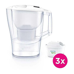 BRITA 1055490 Carafe filtrante Aluna Calendar 2,4 L blanche