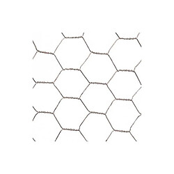 Nortene Galvinex 41 Grillage hexagonal 0,5x10 m maille 41x0,8 mm triple torsion