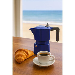 Piezzi Cafetière italienne PEZZETTI PENTAEXPRESS - Aluminium - 6 tasses - Bleue