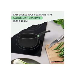 Fackelmann 9429950B88 Set de 3 casseroles 16/18/20 cm céramique