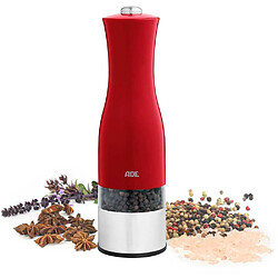 Ade KG1900-2 Moulin électrique sel et poivre 22,5 cm rouge