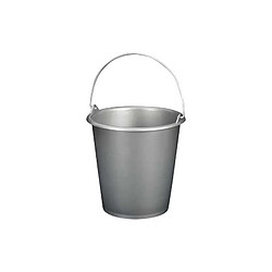 Aluminium Et Plastique 289306 Seau ménager 5 L silver