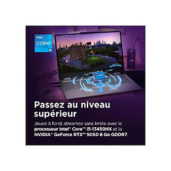 Lenovo 15IRX11 PC portable gamer 15,6" FHD 144 Hz i5-13450HX RTX 5050 16Go 512Go AZERTY Sans Windows