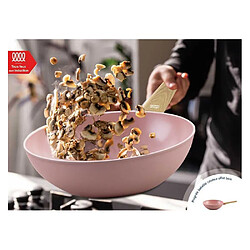 Arthur Martin AM4944 Wok Ø28 cm aluminium revêtement céramique rose