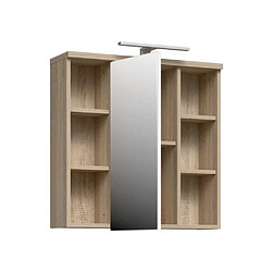 Acheter Forte-Forte VERH11NBQ34 Armoire 1 porte miroir Chêne Sonoma LED