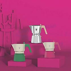 Piezzi Futurexpress Cafetière italienne 6 tasses aluminium verte pas cher