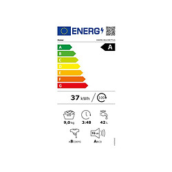 Lave-lige frontal 9kg 1400 tours/min - HW90-B14387TU-FR - HAIER