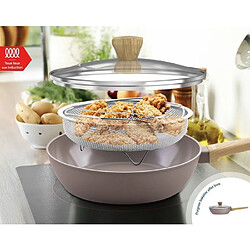 Arthur Martin AM9910 Sauteuse 24 cm Taupe revêtement céramique