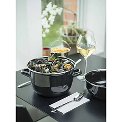Cosy&Trendy 111.018 Marmite à moules 18 cm noir 2,8 L induction
