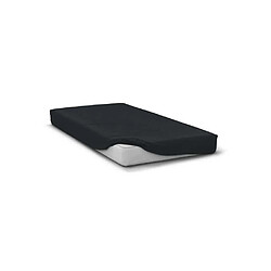 Home Linge Passion HP72105 Drap housse 180 x 200 cm microfibre 82 g/m² bonnet 30 cm noir