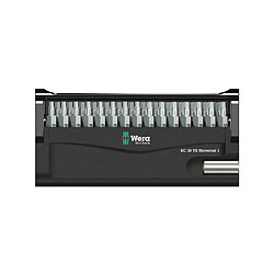 Wera 05057900001 Bit-Check 30 TX Universal Coffret 30 embouts TORX® 25 mm + porte-embouts 1/4" x 50 mm