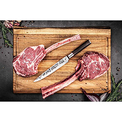 Forged SEBRA 1237226 Couteau à viande 20,5 cm Acier 440C Manche Dalbergia Brun