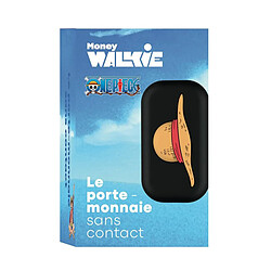 MONEY WALKIE Porte-Monnaie Enfant Sans Contact avec Coque Motif Chapeau de Paille Noir pas cher