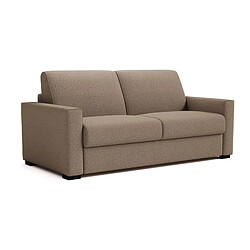 Mondo BL018 Canapé convertible 3 places 190 x 100 x 87 cm tissu Como 5 Antelope