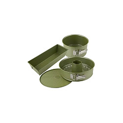 Zenker 9981050 Ensemble 3 moules à gâteaux 18–30 cm Green Vision