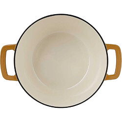 Cosy&Trendy COS5401110056829 Cocotte en fonte émaillée Ø24 cm 4,6 L Ambre
