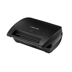 Gaufrier 900w noir - 28362 - LAGRANGE Lagrange Mini Maxi Gaufrier Panini et Gaufres 900 W — Plaques amovibles panini 25x10 cm et 2 gaufres 11x11 cm, noir
