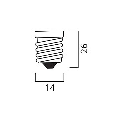 Sylvania 0029536 Ampoule sphérique E14 LED TOLEDO Retro 4,5W 470 lm satiné 2700K