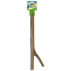 Accessoire oiseau - TYROL - Perchoir branche - Taille S 20cm - Bois naturel