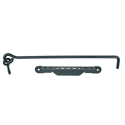 Torbel 9243404 Crochet à vis Ø8 mm 400 mm crémaillère cataphorèse noir