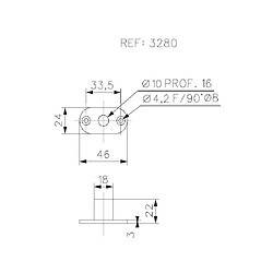 Stremler Boîte à roulement laiton ovale