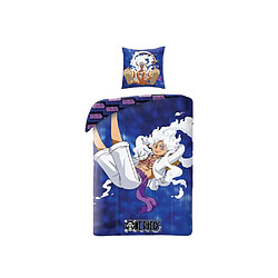One Piece AAARQ16163 Parure de lit réversible housse 140x200 + taie 63x63