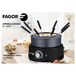 Avis Fagor FGFD8 Appareil à fondue électrique 1,6 L 8 personnes