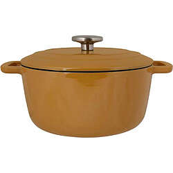Cosy&Trendy COS5401110056829 Cocotte en fonte émaillée Ø24 cm 4,6 L Ambre