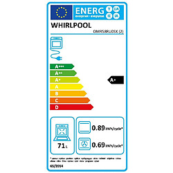 Acheter Whirlpool OMR58RU0SX Four encastrable 71 L Pyrolyse Hydrolyse Inox