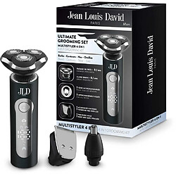 Jean Louis David Ultimate Grooming Set 4 en 1 Tondeuse multifonction Noir ME96580174