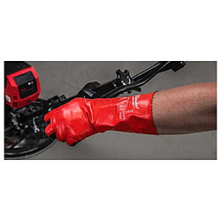 Milwaukee 4932493231 Gants chimiques 10 (XL) triple enduction nitrile 350 mm