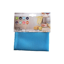 Tissages de Beaulieu 039MIR Filet maille récurant 34x34 cm bleu