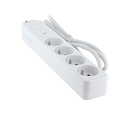 Bloc multiprise 4x16A + interrupteur - 1,5m - Chacon