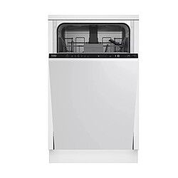 Lave vaisselle 45cm 10 couverts 46db tout intégrable - BDIS15031 - Bpro 500 - BEKO Lave-vaisselle tout intégrable 45 cm BEKO BDIS15031 - 10 couverts, 46 dB, classe D