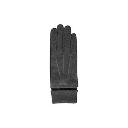 Isotoner Gants tactiles L/XL tissu doux gris