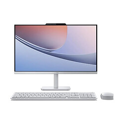 Lenovo A100 F0J60053FR PC tout-en-un 24 pouces FHD Core i3 N305 16Go 512Go SSD argent