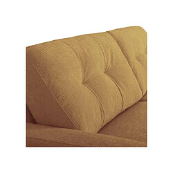 Acheter DUNLOPILLO SOAA23023922 Canapé convertible 3 places tissu gaufré ocre 215x100x91 cm