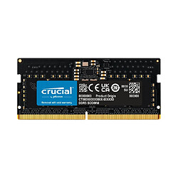 Crucial DDR5 - Module - 8 Go - SO DIMM 262 broches (CT8G56C46S5T)