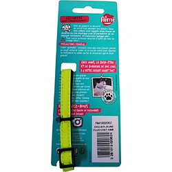 Avis Collier pour chat - AIME - Jaune fluo, paillettes dorées, grelot argenté