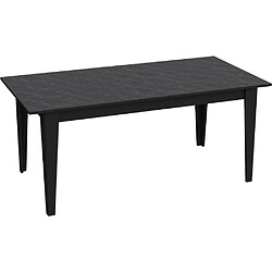 N-one 875ZNA2907 Table à manger rectangulaire 180x76,8x90 cm Noir