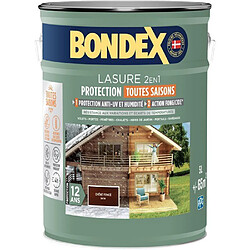 Bondex 28439198 Lasure extérieure 2 en 1 Chêne Moyen Satin 5 L