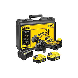 Stanley SFMCG700M2K Meuleuse d'angle 125 mm 18V Brushless