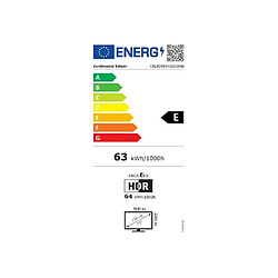 Acheter Continental edison CELED55SV2UD25B6 - Noir